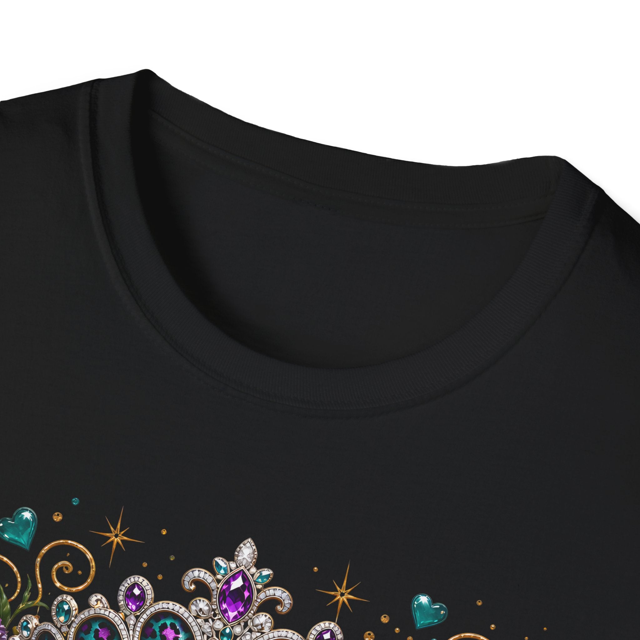 Birthday Girl Floral Tee — Sparkling Tiara & Roses Birthday T-Shirt