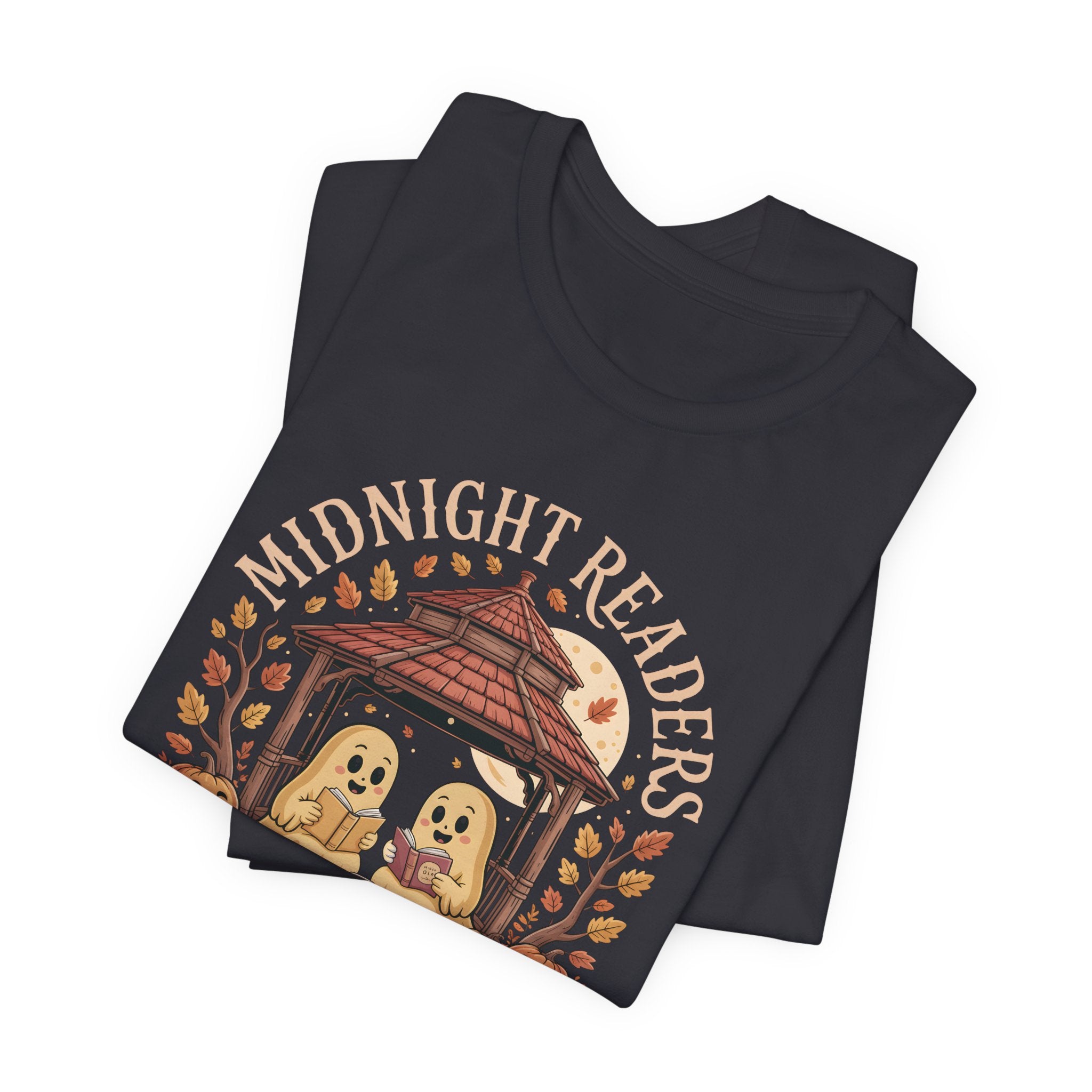 Midnight Readers Tee - Cozy Halloween Shirt, Reading Gifts, Book Lovers Tee, Fall Apparel, Spooky Season Outfit