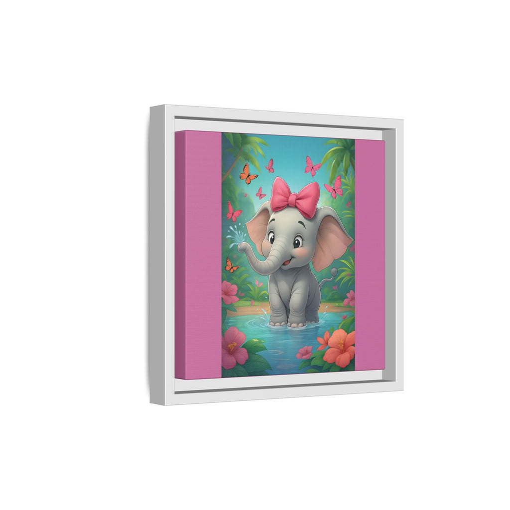 Framed Kids Elephant Wall Print, Kids Bedroom Art, Nursery Art, Baby Room Decor, Animal Art, Child's Room Gift, Playroom Wall Art