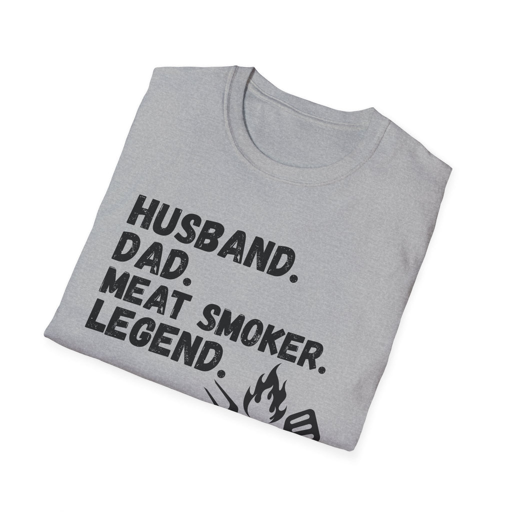 Husband Dad Meat Smoker Legend Shirt, Perfect Gift for Father's Day, BBQ Lovers, Gift for Husband, Summer Cookouts