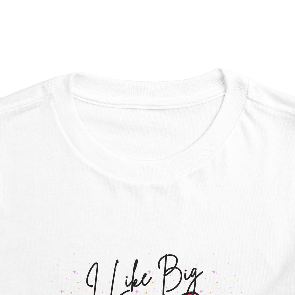 Toddler Girl's Short Sleeve Tee with Bow Design, Cute Kids T-Shirt, Gift for Girls, Birthday Tee, Playdate Outfit