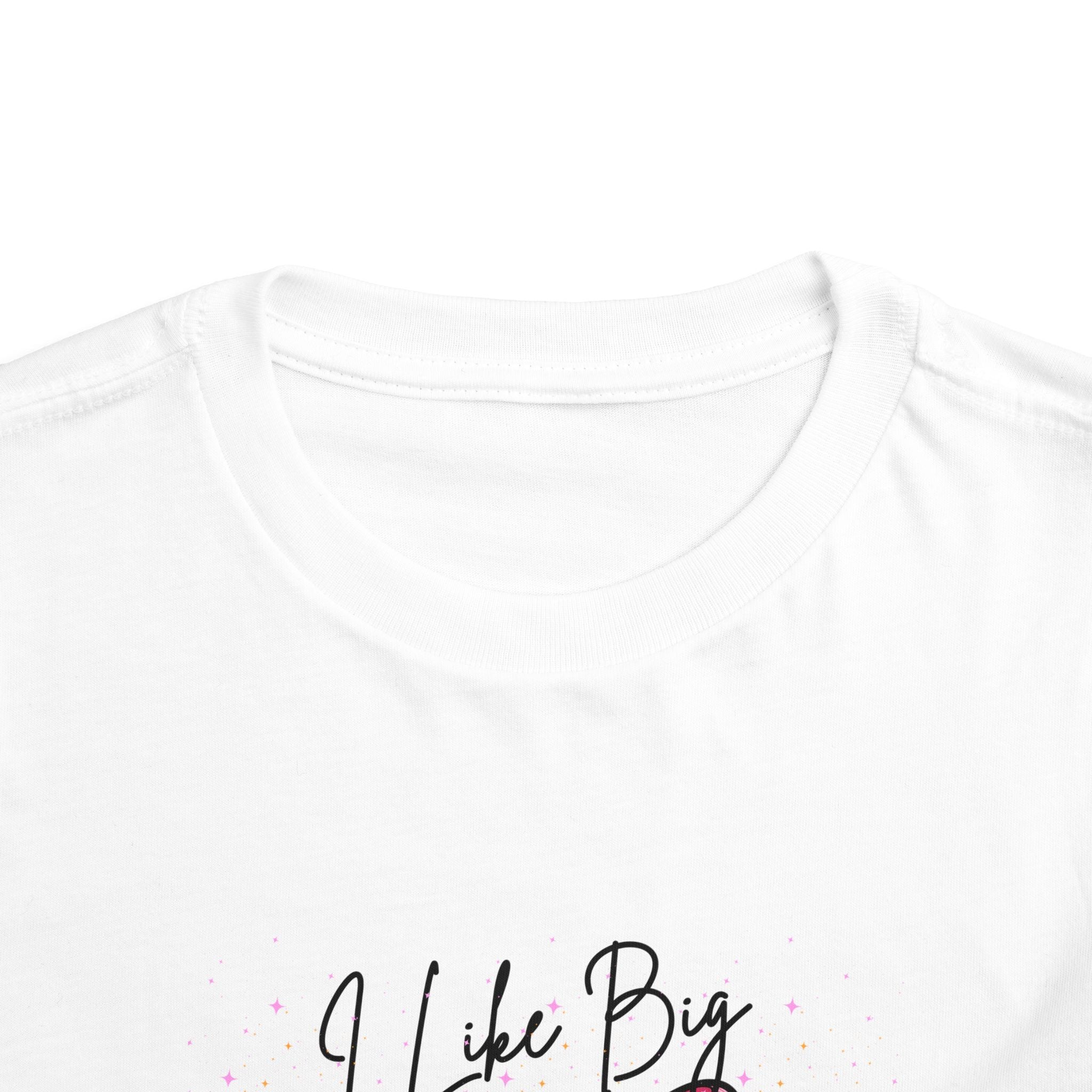 Toddler Girl's Short Sleeve Tee with Bow Design, Cute Kids T-Shirt, Gift for Girls, Birthday Tee, Playdate Outfit
