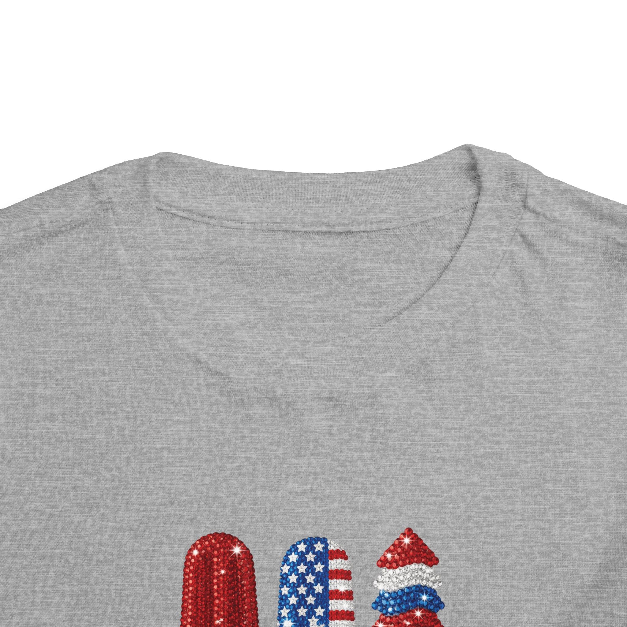 Toddler Short Sleeve Tee - Taste Like Freedom, 4th of July Tee
