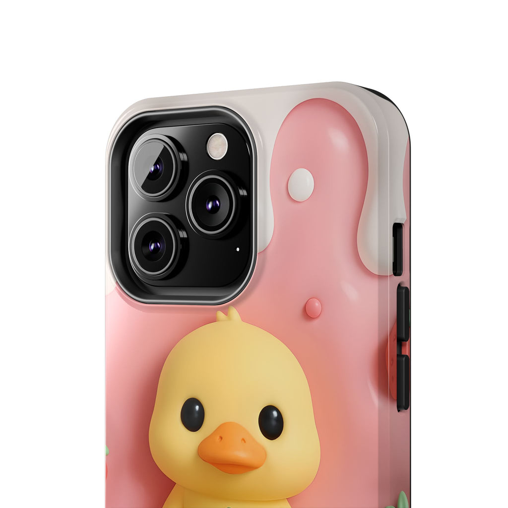 Cute Duck Phone Case for iPhone 17, 16, 15, 14, 13, iPhone Pro 16, 15, 14, 13, iPhone Pro Max 16, 15, 14, 13, Samsung S24, S23, S22, S21