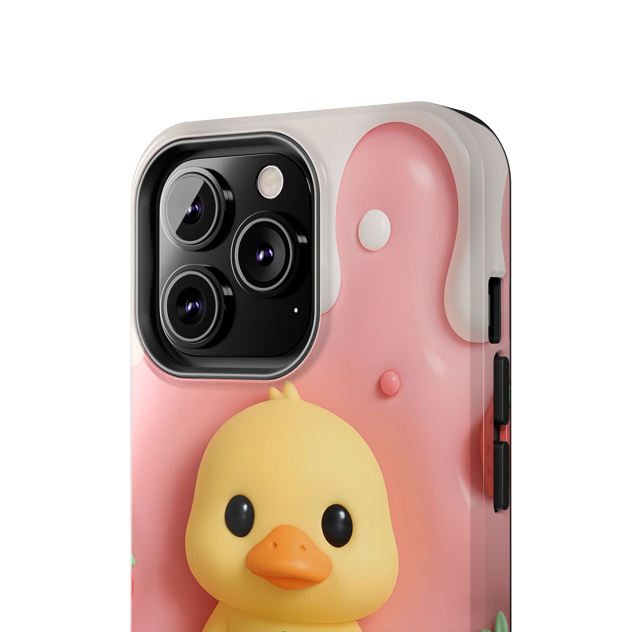Cute Duck Phone Case for iPhone 17, 16, 15, 14, 13, iPhone Pro 16, 15, 14, 13, iPhone Pro Max 16, 15, 14, 13, Samsung S24, S23, S22, S21