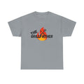 The Grillfather Tee - Perfect for BBQ Lovers, Father's Day, Cookouts, Unisex Cotton T-Shirt, Grilling Apparel, Gift for Dad