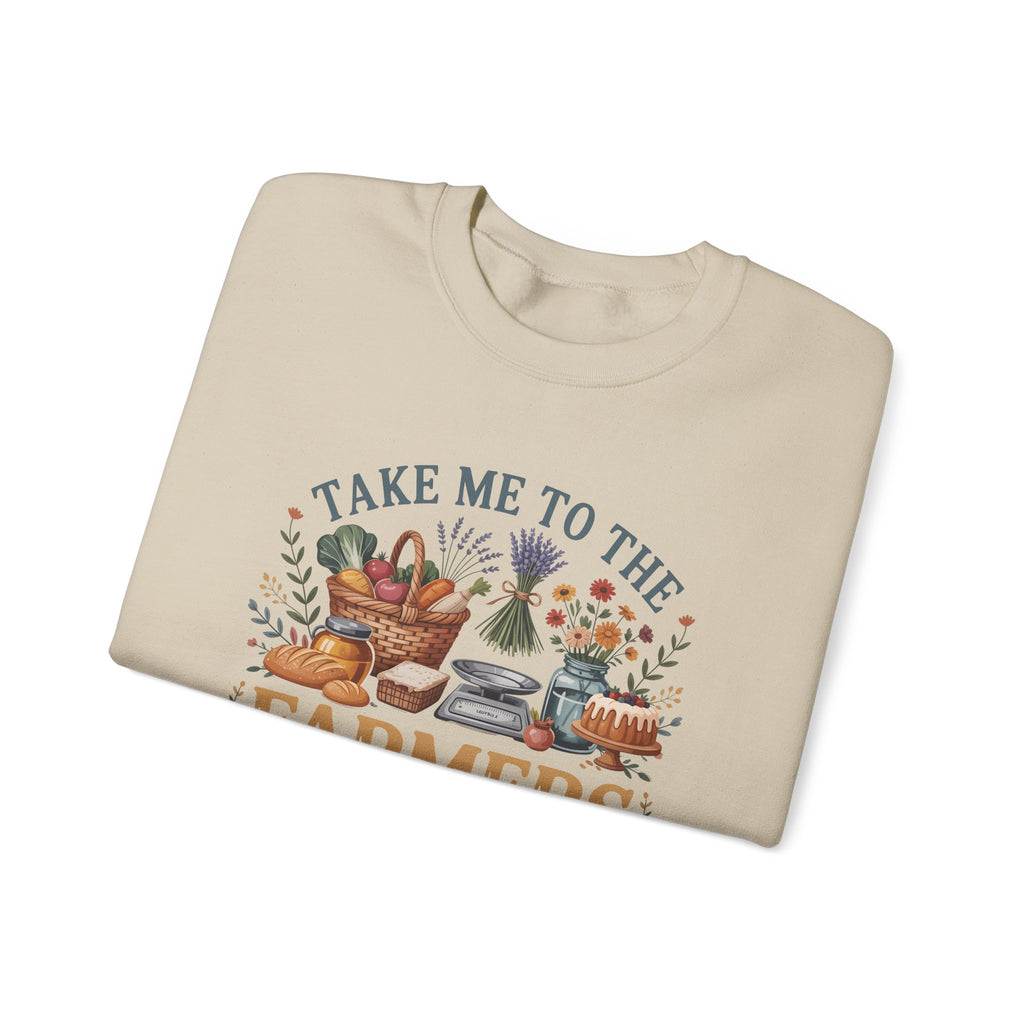 Take Me to the Farmers Market Sweatshirt | Farm Produce Graphic Crewneck