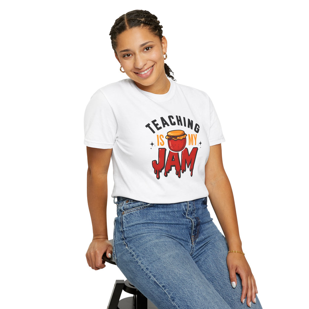 Teaching is My Jam Unisex Garment-Dyed T-Shirt, Teacher Gift, Funny Teacher Shirt, Classroom Apparel, Back to School Shirt, Teacher [...]